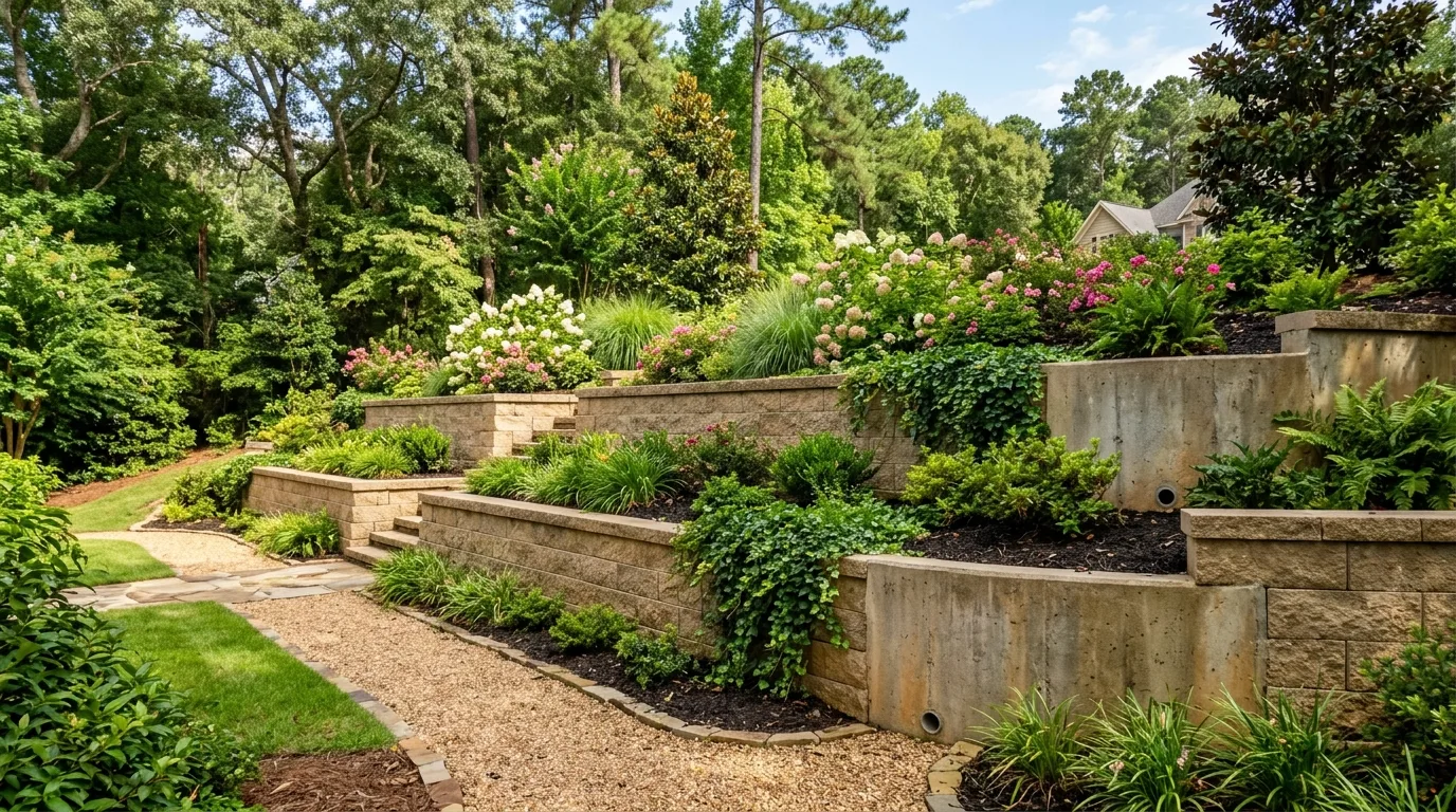 Benbrook Lake Property Concrete: Patio and Retaining Wall Tips