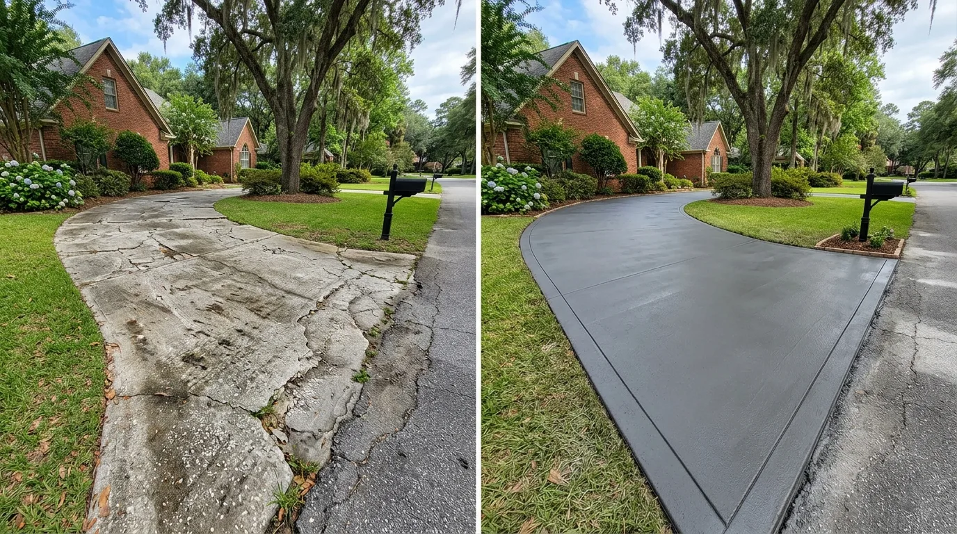 10 Concrete Curb Appeal Ideas for Benbrook TX Homes